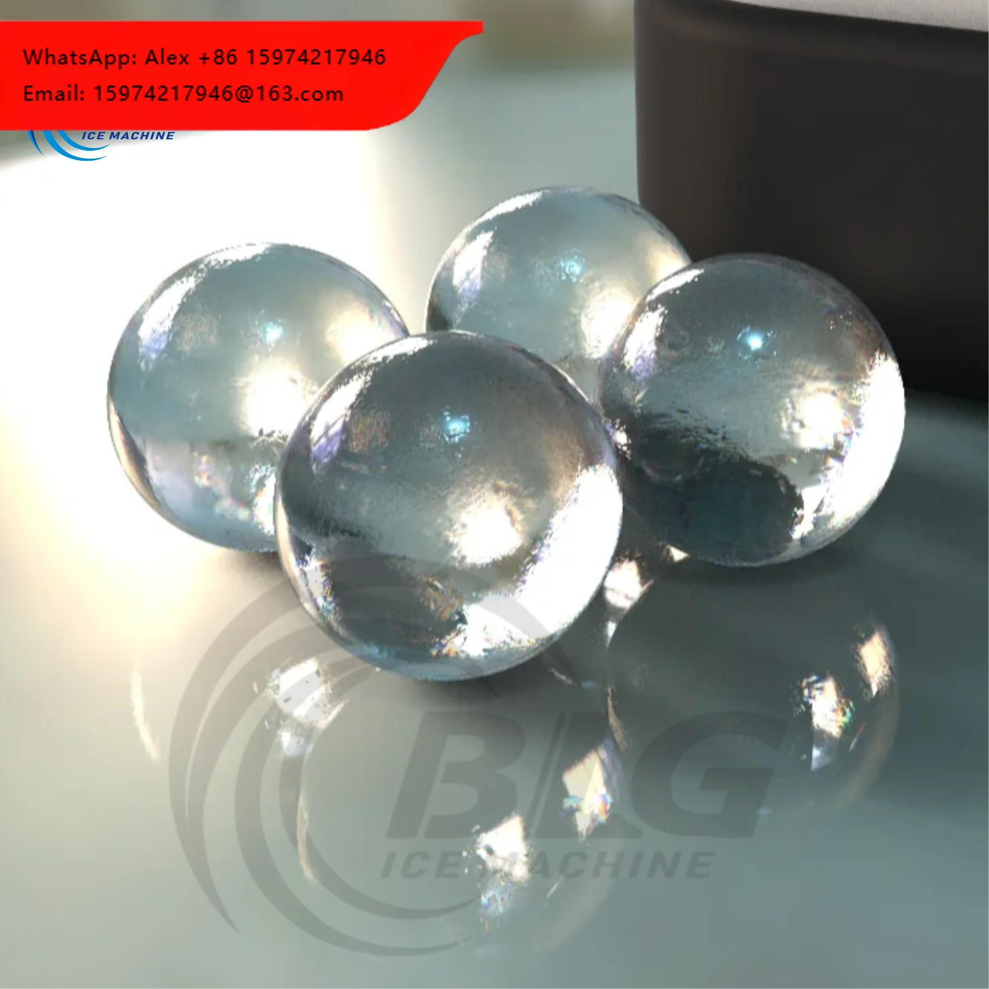 BLG Professional 220V Home Automatic Ice Ball Maker Machine, High-Efficiency And Easy Operation, Commercial Grade For Daily Use
