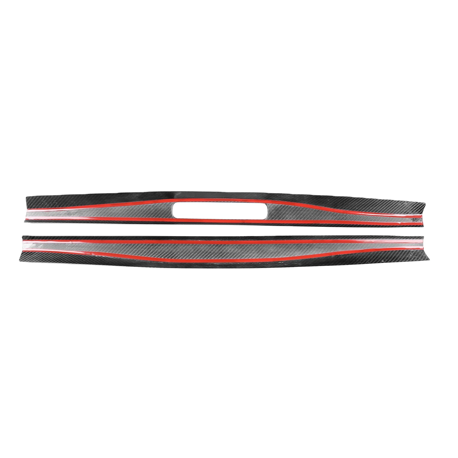 RHD Dry Carbon Fiber Interior Car Door Sill Threshold For Porsche 718 911