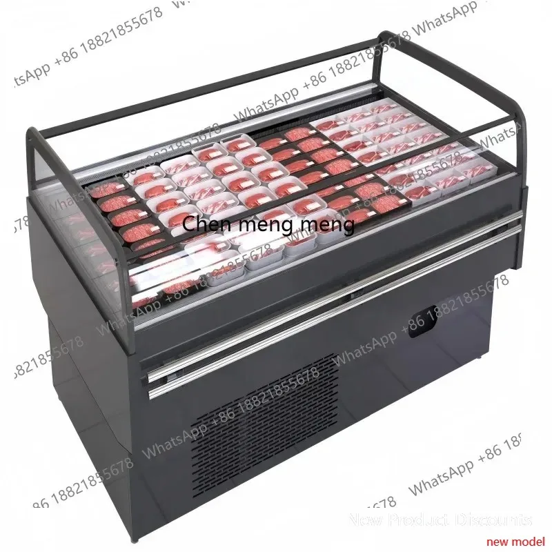 Refrigerated display cabinet Supermarket special open horizontal vegetable fresh-keeping Zhongdao promotion cabinet