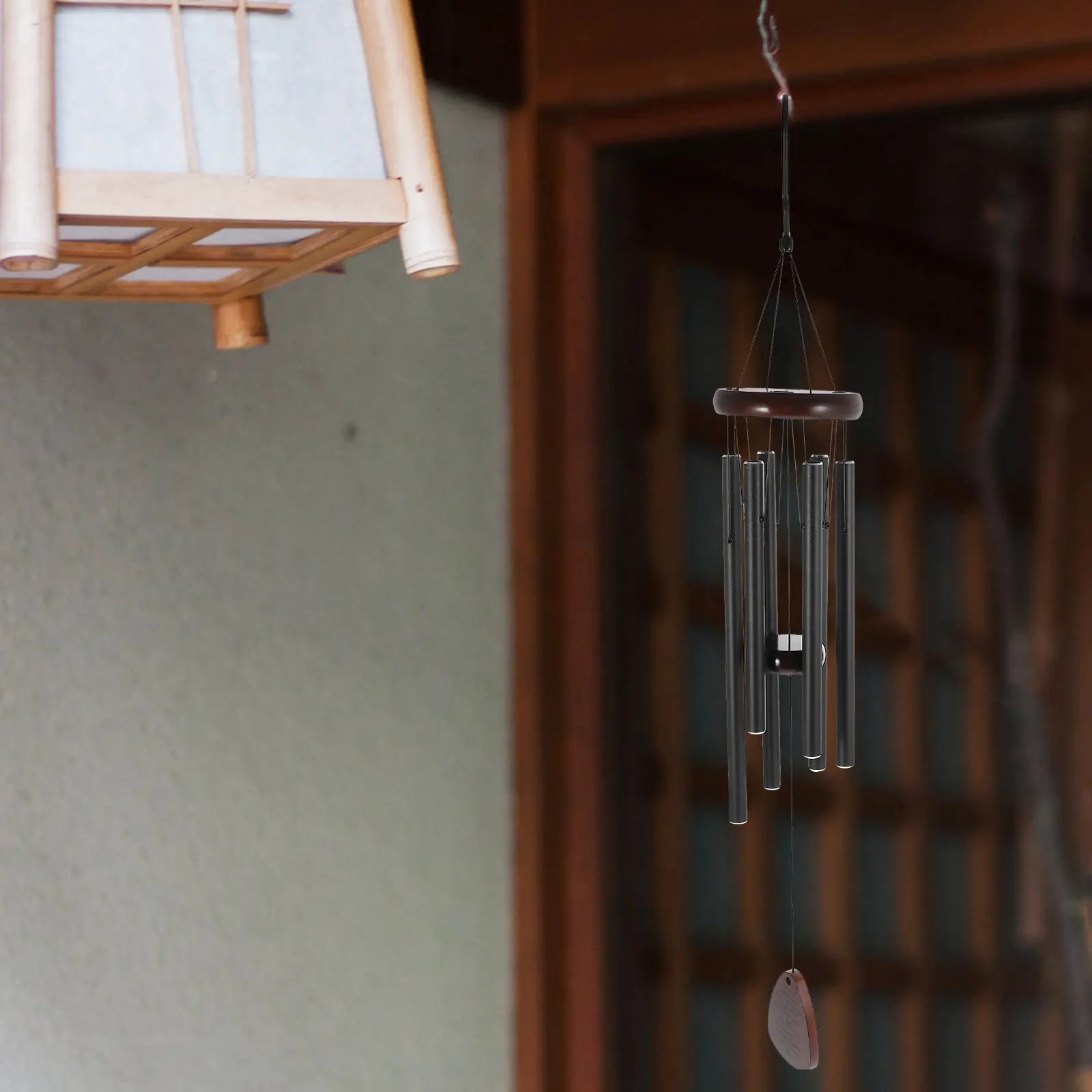 Metal Sympathy Wind Chime Pet Memorial Hanging Decor Clear Crisp Sound Light Weight Home Office Garden Decorative Memory Supply