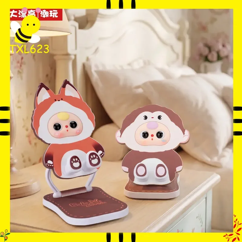 

Baby Three Blind Box Phone Stand Foldable Cartoon Animal Desktop Holder Collectible