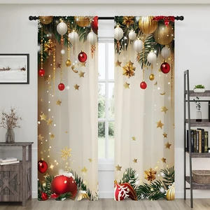 أفضل 12 ستائر عيد الميلاد مبيعا - رقم 4