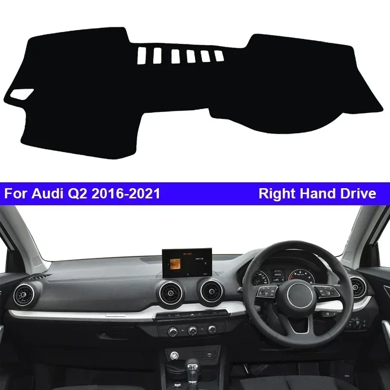 

Car Dashboard Cover Non slip pad For Audi Q2 2016 - 2021 Auto Car Dash Mat Sun Shade Pad Anti-UV Cushion 2020 2019 2018 2017