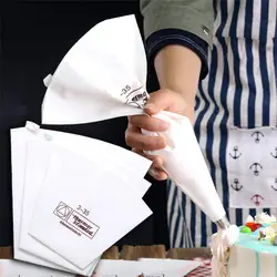 Reusable Cotton Pastry Bags for Icing Piping Thickened Fondant Cake Cream Decorating Tool Baking Cookie Kitchen Bakeware Supply