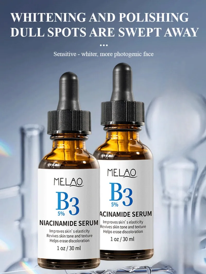 

Facial Essence Serum Plant Extracts Highly Effective Hydration Brightening Face Niacinamide Serum
