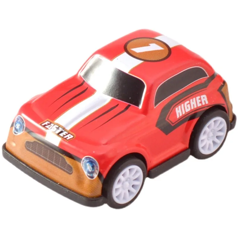 Mini carro de desenho animado com deslizamento regenerativo, brinquedo infantil, resistente a quedas, inércia, ferro de carro, prêmio criativo de jardim de infância