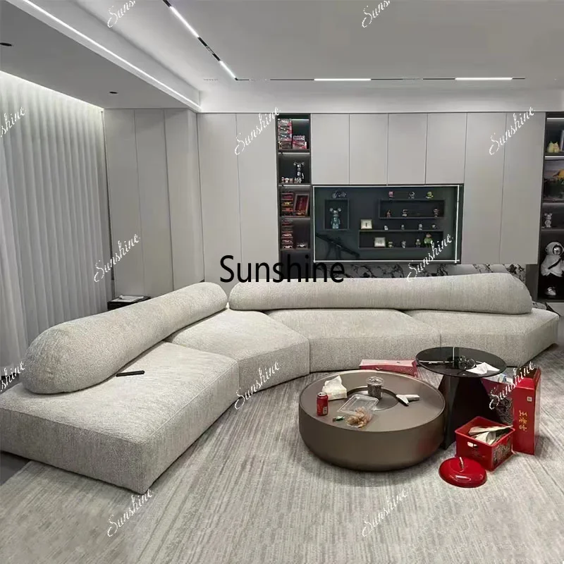 YYItalian minimalist rock sofa villa large apartment design creative special-shaped module