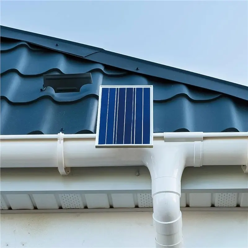 ABZV-Gutter Mount With Dual Adapters For Solar Panel Or Camera 	 360° Adjustable Aluminum Alloy