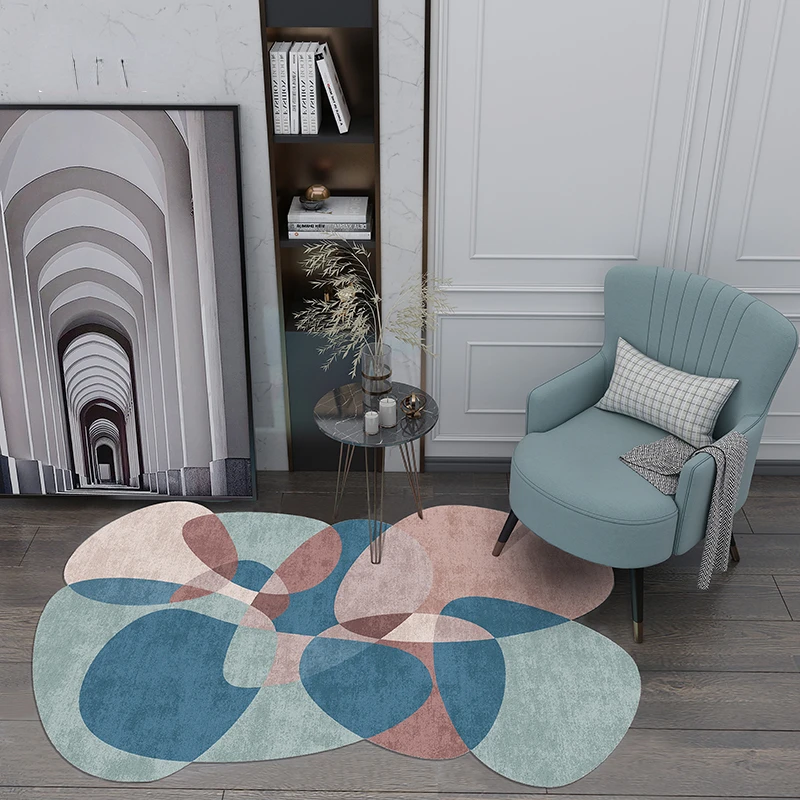 Nordic Creative Irregular Carpets Modern Living Room Rugs Large Area Bedroom Decor Carpet Simplicity Study Cloakroom Lounge Rug