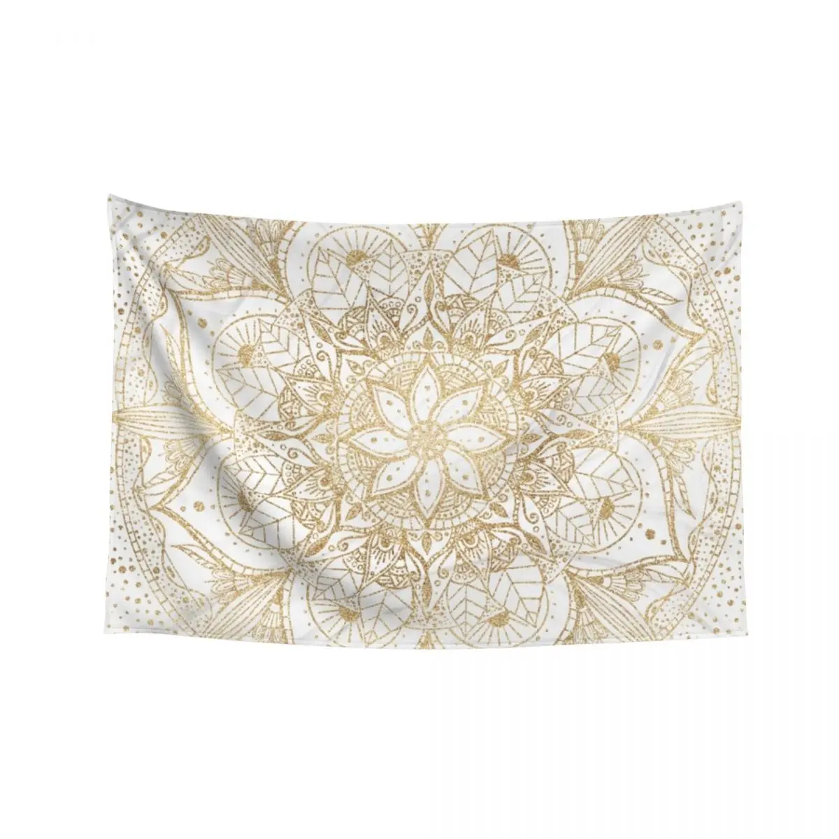

Trendy Gold Floral Mandala Marble Design Tapestry Home Decoration Room Decorations Aesthetics Wall Hanging Wall Tapestry