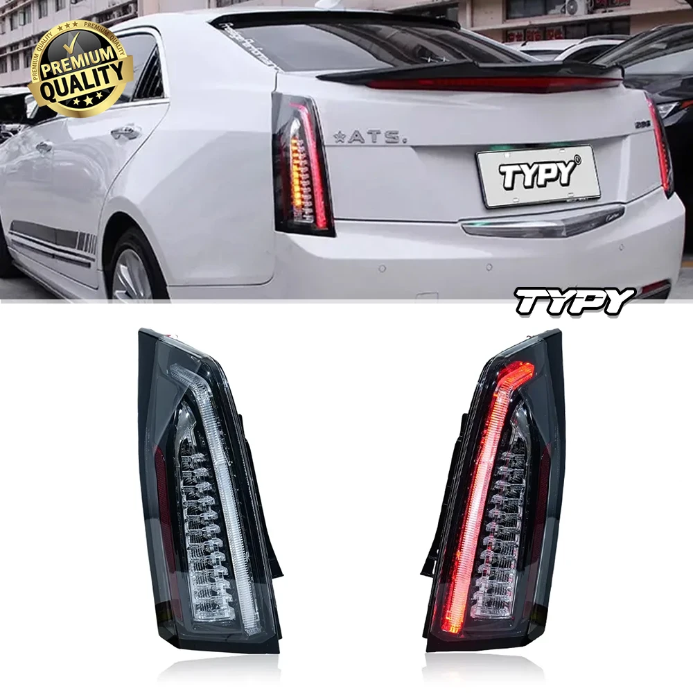 

TYPY Car For Cadillac AT5 Taillight 2014-2019 Upgrade Modified to New DRL Dynamic Turn Signal LED Taillight Auto Accessories