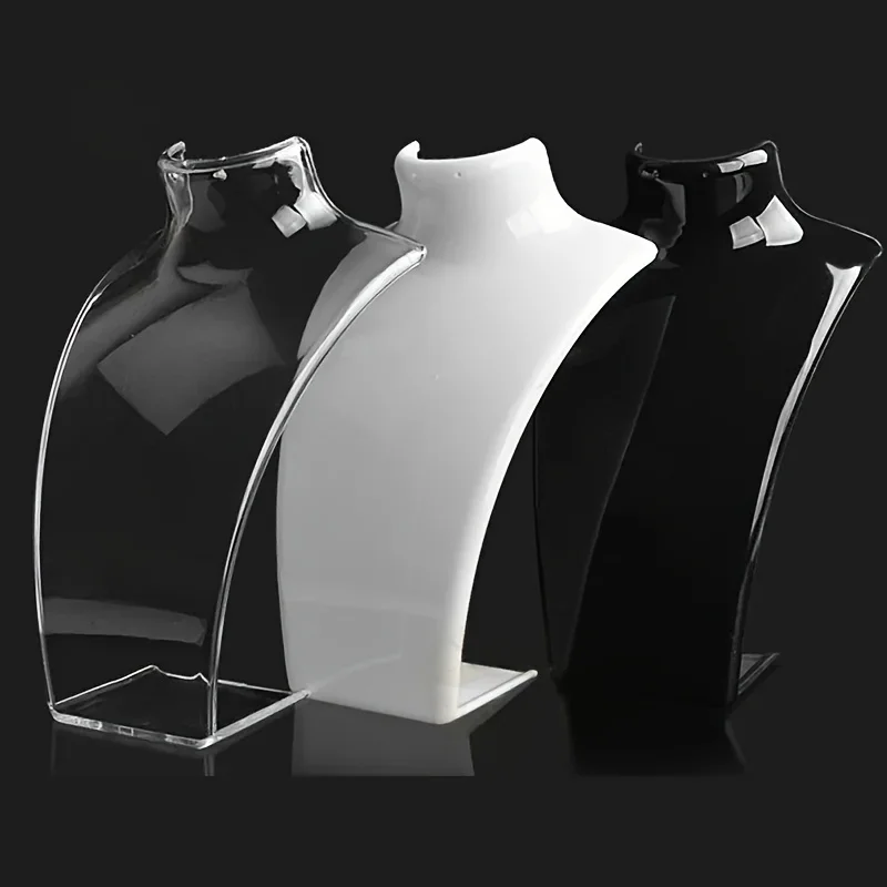 

1PC Simple Jewelry Display Stand For Necklace Pendant - Portrait Neck Jewelry Rack, Earring Storage Rack