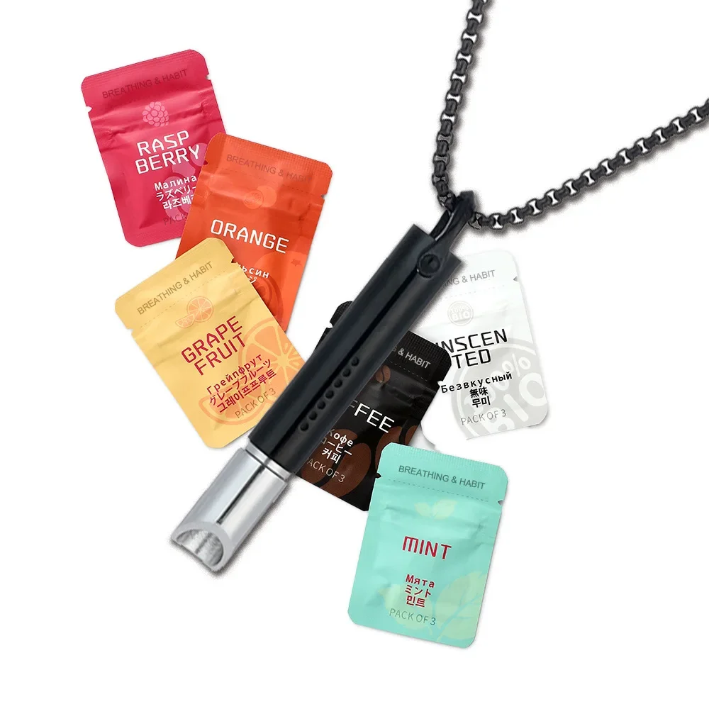 Meditation, Stress Anxiety Relief Breathing Tool to Promote Calm Breathing Necklace Classic Shift for Habitual Breath Practice,