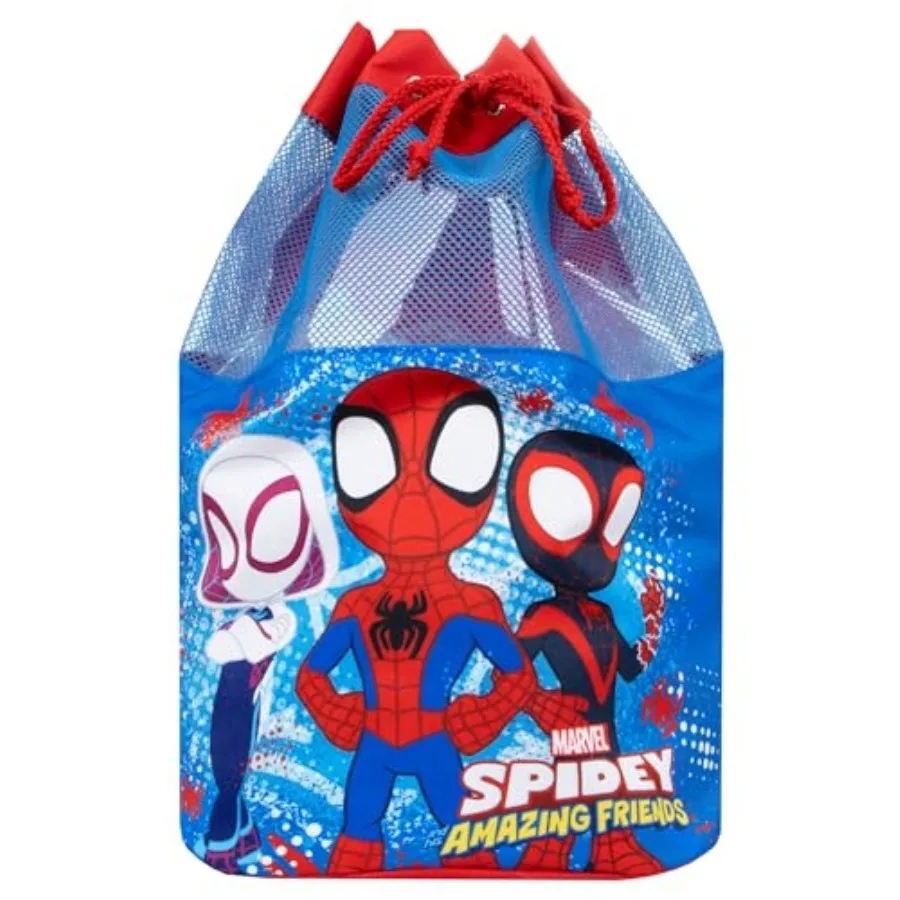 

Spidey And His Amazing Friends Boys Swimming Bag Spiderman Swim Bag Boys Drawstring Bag Blue One Size