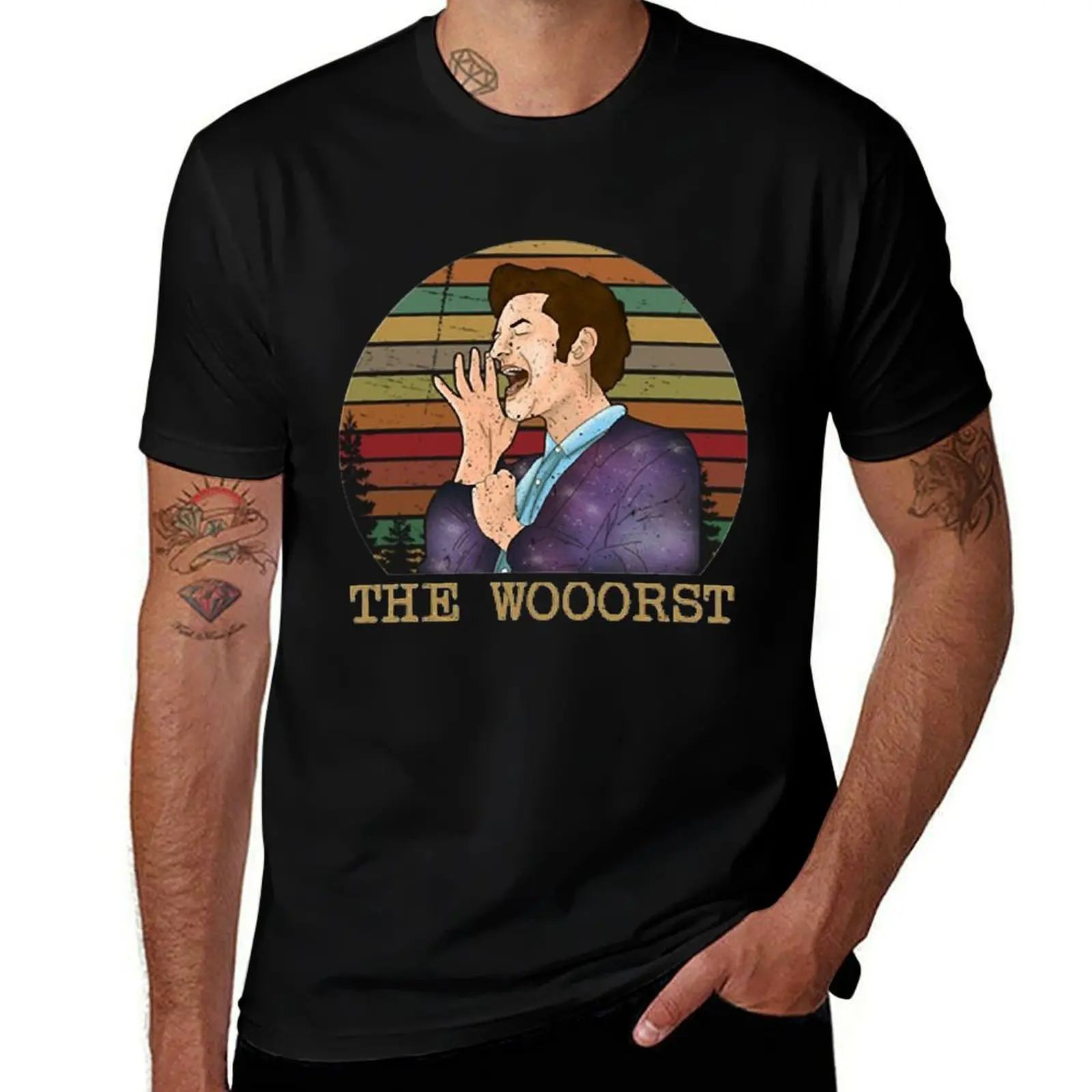 Gifts Idea Parks And Recreation The Worst John Ralphio T-Shirt Holiday All Match T-Shirt