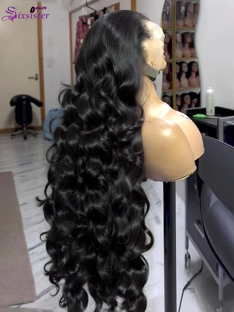 

250% Плотность Объемная волна 13x4 13x6 Парик фронтальной части шнурка Человеческие волосы Бразильские предварительно выщипанные кружевные передние волосы Натуральный цвет Свободные волнистые парики