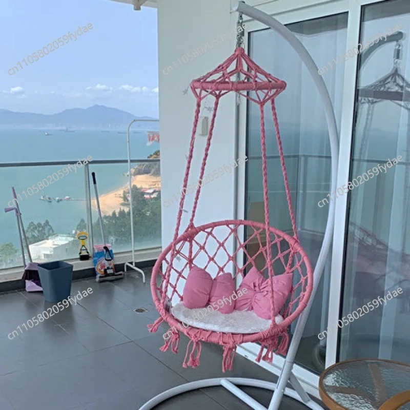 Adult Hanging Chair Indoor Bedroom Small Sofa Princess Rocking Chair Hanging Basket Swing Family