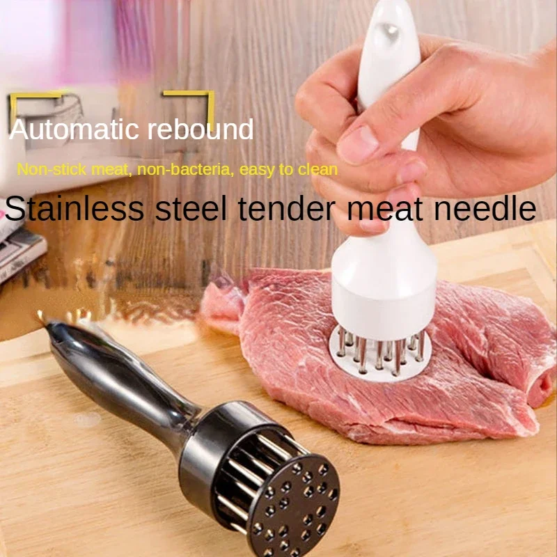 

Игла для быстрого рыхления мяса, игла для отбивных говядины, тендер для мяса, домашний молоток для мяса, кухня, западная еда, инструмент для стейка