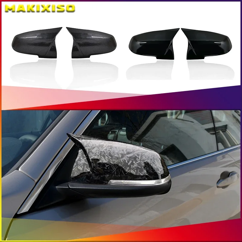 Für BMW 1 2 3 4 Serie f20 f30 f31 f32 f36 2012-up 320i 328i 330d 335i m3 m4 Look Ersatz stil Kohle faser Spiegel abdeckung