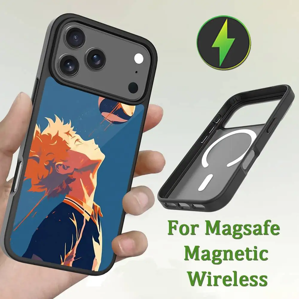 حافظة هاتف رائعة H-Haikyuus K-Karasuno لهاتف iPhone 13,12,11,16,15,17,14,Pro,Max,Plus,Mini,Magsafe,شحن لاسلكي مغناطيسي #5