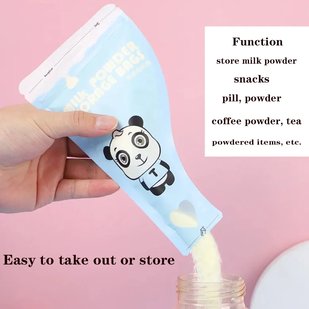 Baby Formula Dispenser 50g, Storage Bags Christmas Portable Travel Milk Powder Formula Container Candy Fruit Snack Storage