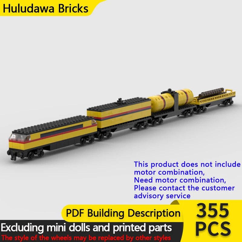 

Модель городской автомобиль MOC, строительные кирпичи, мини-залезничный поезд, модульная технология, детские праздничные подарки, сборка игрушек, костюм