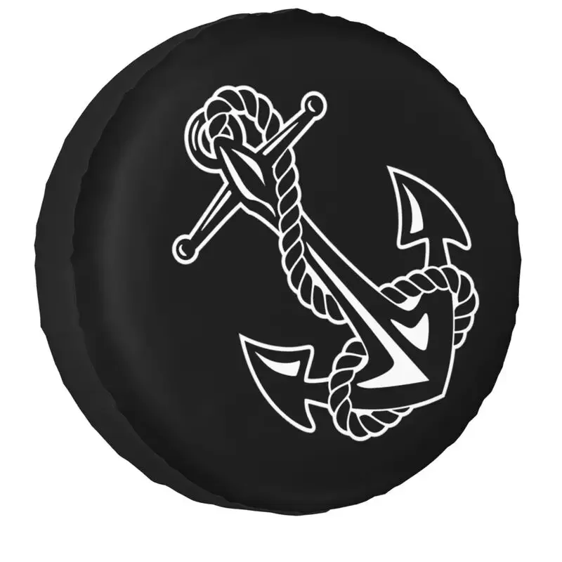 Anchor Rope Spare Wheel Tire Cover Universal for Grand Cherokee Nautical Jeep RV SUV Trailer Vehicle Accessories 14