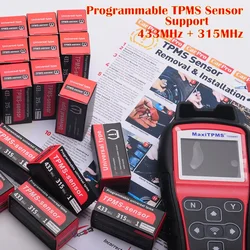 4pcs/set TPMS Sensors 2 in 1 433MHz+315MHz Support Programing with TS501 TS508 TS601 TS608 ITS600E MK808TS MK808S-TS MP808TS