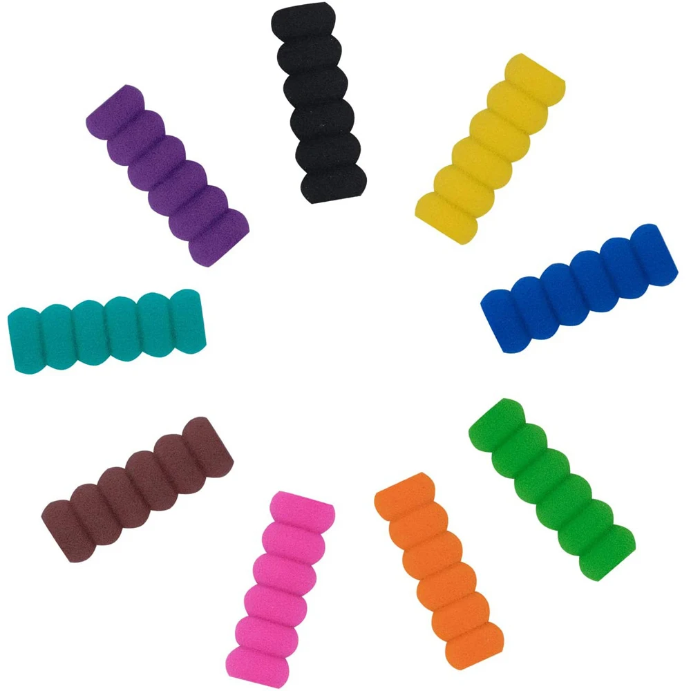

Students Assorted Colors Writing Aid for Pencil Gripper Non-slip Pencil Cover Soft Foam Pencil Grips Pencil Holder