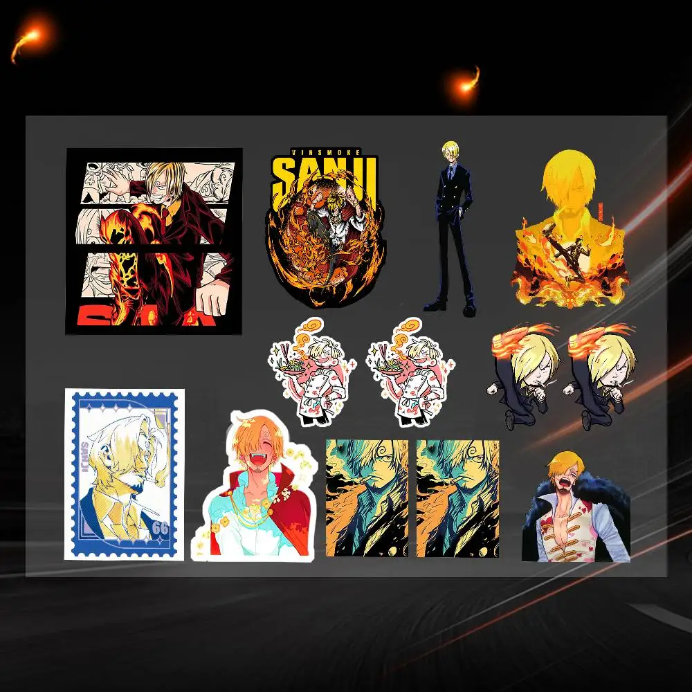 

Anime One Piece Japanese Motorcycle Sticker Suitable for Motorcycle Body Reflective Car Sticker Helmet Decal