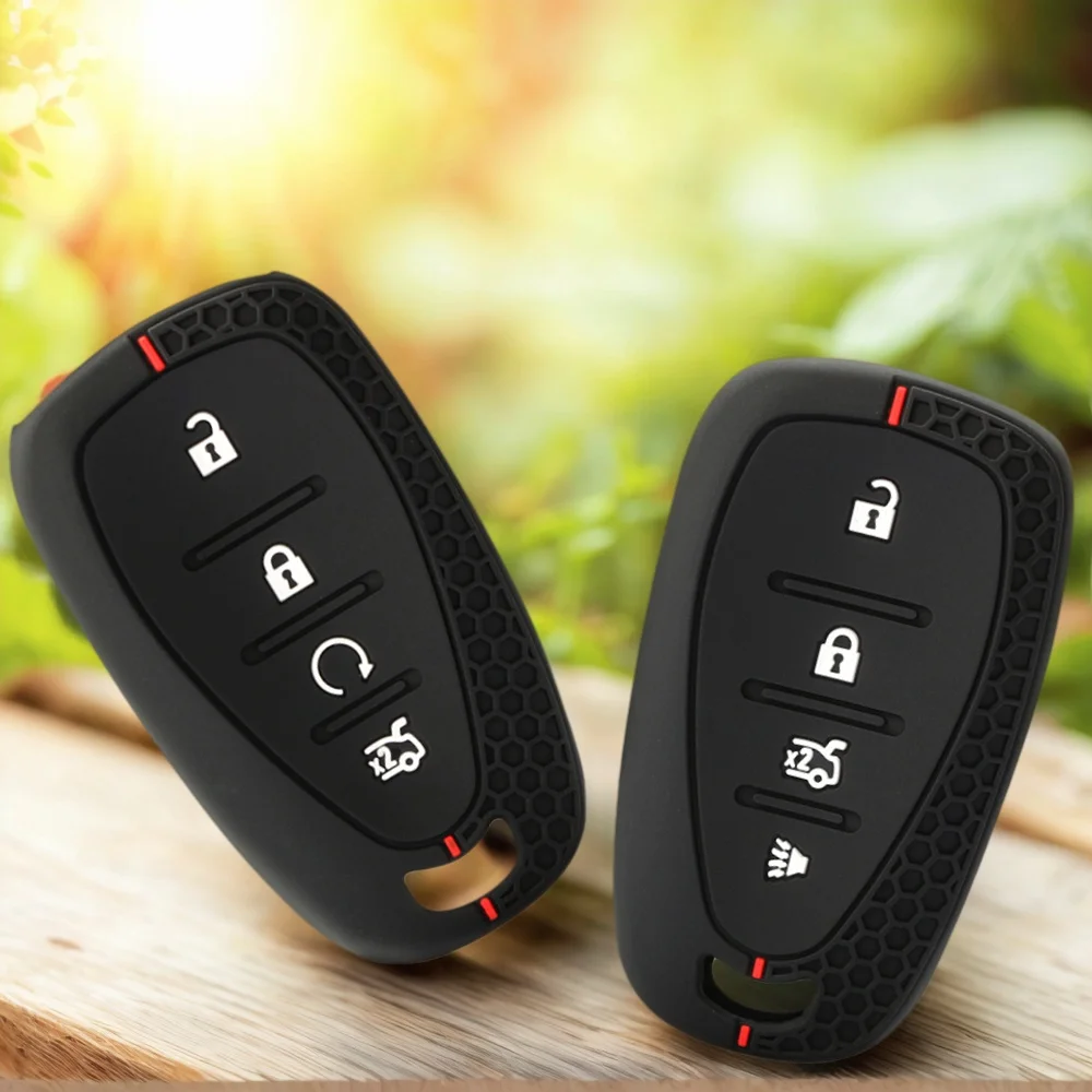 

Силиконовый чехол для автомобильного дистанционного ключа, чехол для Chevrolet New Malibu XL Equinox Cruze Spark Sonic Camaro Volt Bolt Captiva
