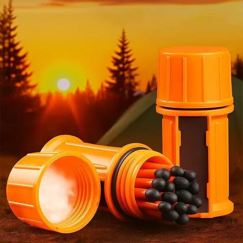 Strengthen Waterproof Windproof Matches Outdoor Ignition Survival Equipment Disaster Prevention Household Emergency Tools