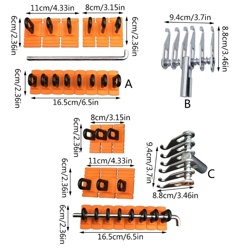 G99F Glues Pullers Tab Dent Car Repair Tool Vehicle Dent Removal Repairing Tool Set Orange Dent Pullers