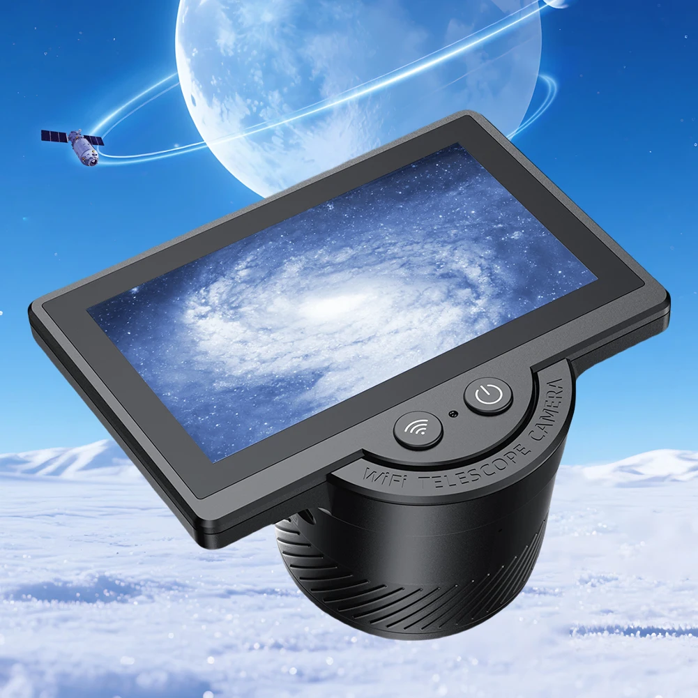 Ocular eletrônico wi-fi 1080p, câmera de telescópio, ocular digital, acessórios para telescópio astronômico
