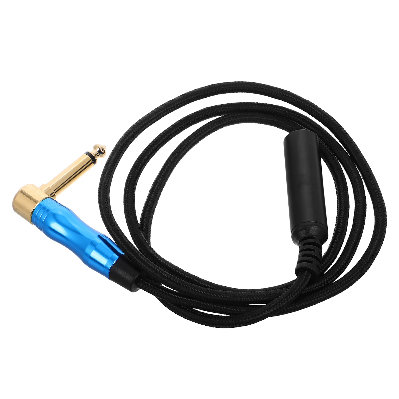 

1M Right Angle 1/4 6.35Mm Male To Female Audio Extension Cable Durable High-Fidelity Stereo Jack Adapter For Instruments