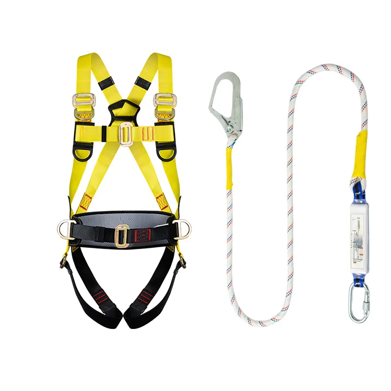 Aerial Work Safety Belt Full Body Five Point Harness Safety Rope for Outdoor Climbing Training Construction Protection Equipment