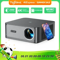 ThundeaL TD98Pro 1080P Full HD Projector 4K Android WiFi Projetor Auto Focus TD98 Pro 3D Smart Home Theater Video Outdoor Beamer