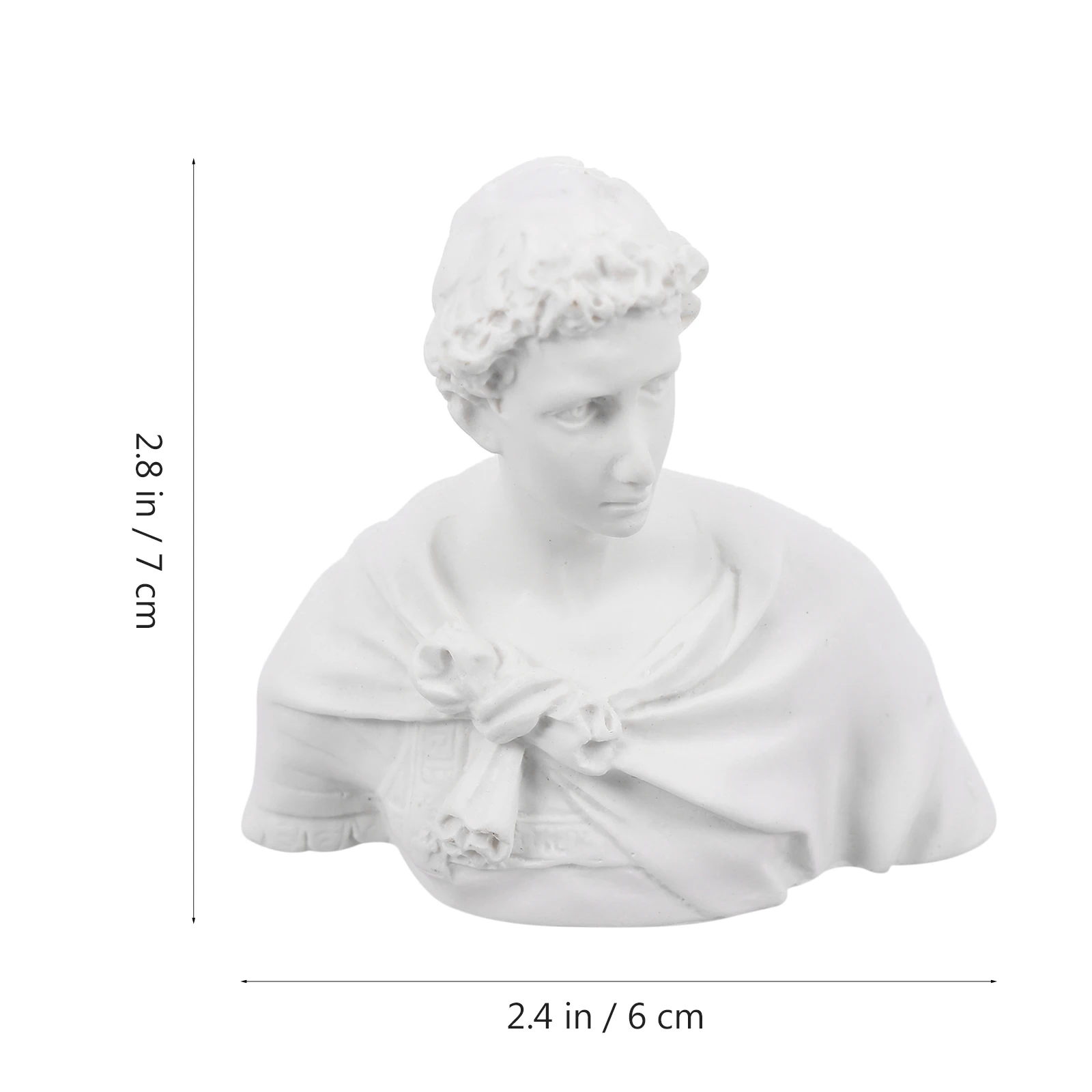 

5Pcs Head Resin Sculpture Adornments Desktop Decoration Photo Props Resin Ornaments Home Office Decor Gifts
