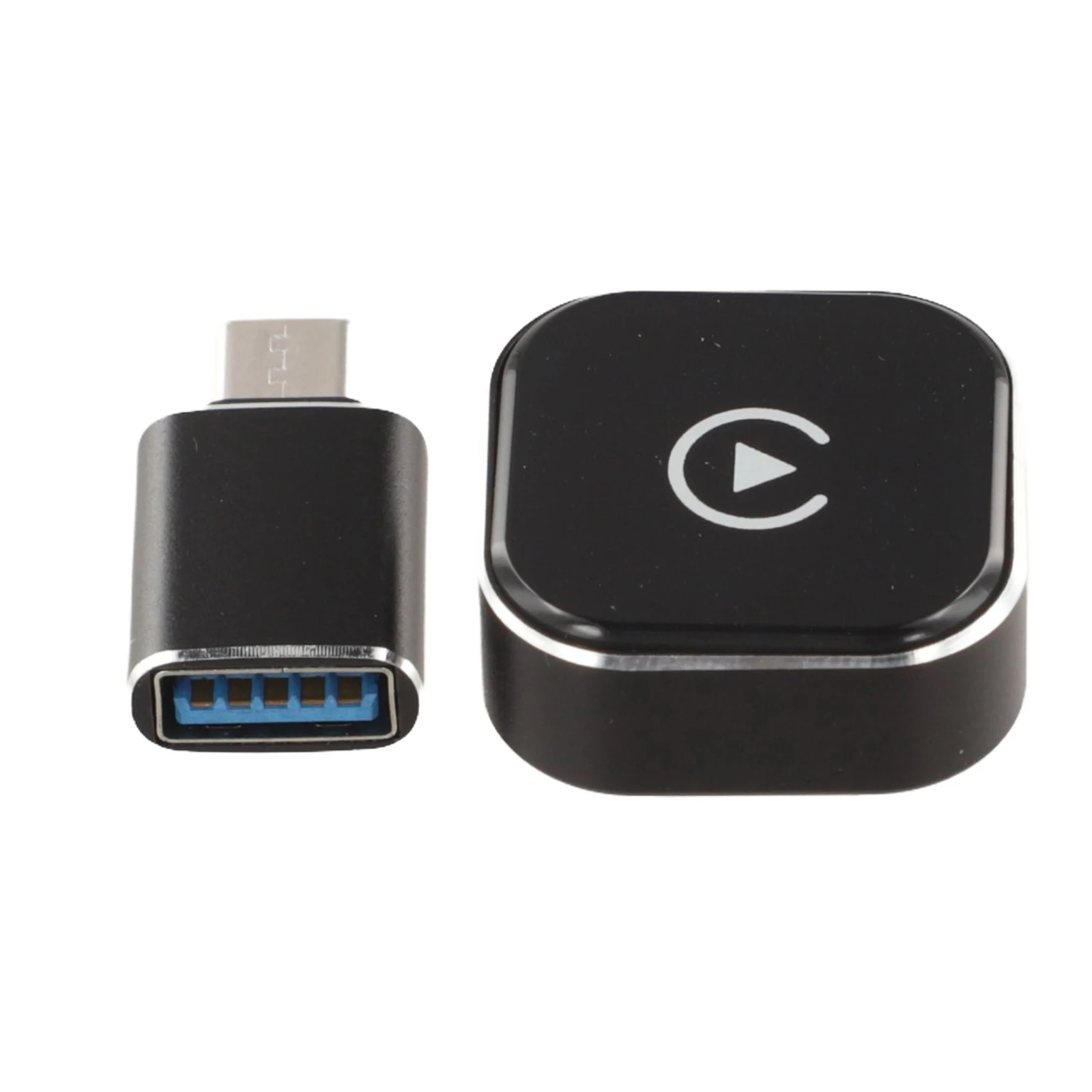 Wireless For CarPlay and For Android Auto Interconnection Box 2-in-1 Portable Adapter for Wired For CarPlay Enabled Vehicles