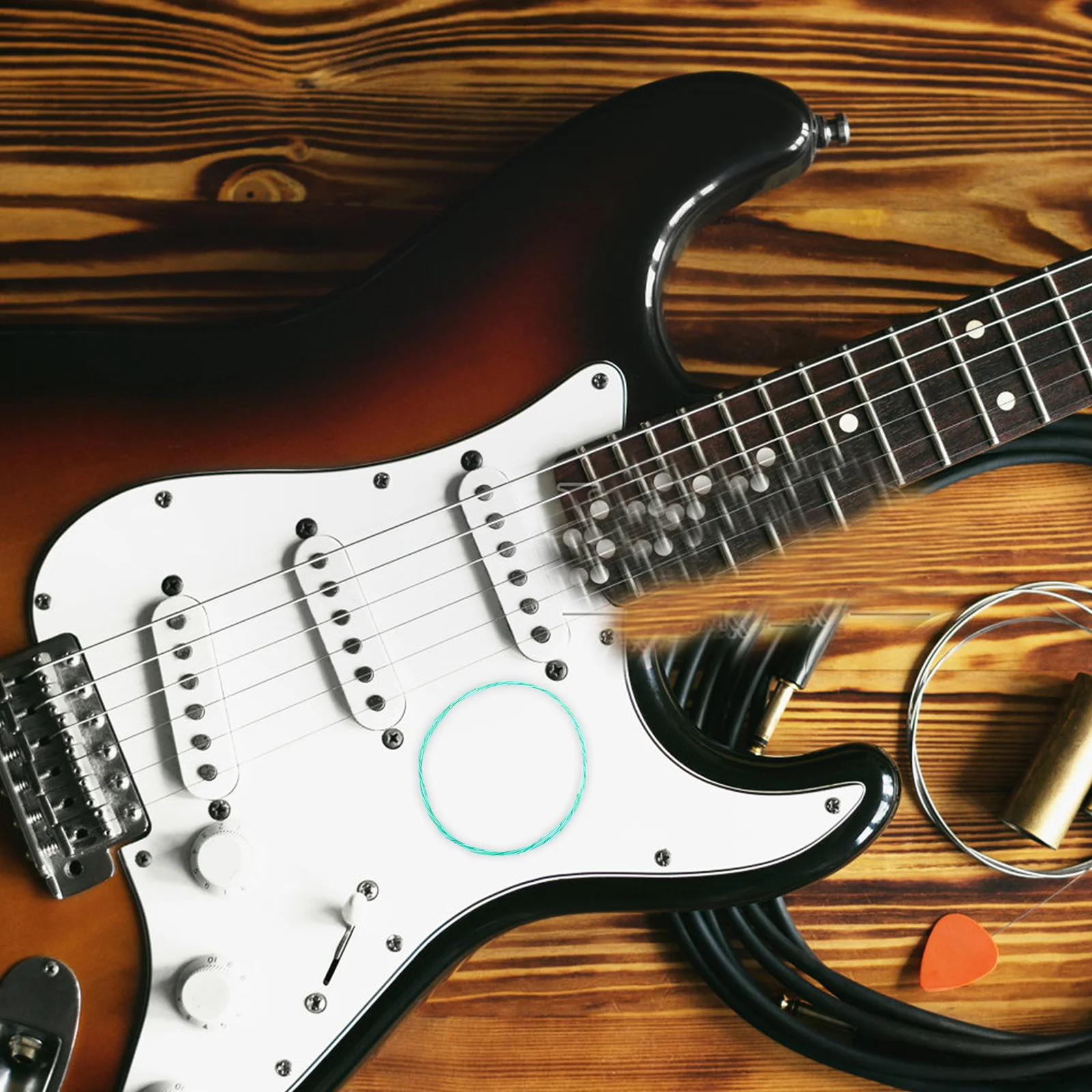 6 قطع من أوتار الجيتار الكلاسيكية الملونة والمتينة وتدوم طويلاً ومجموعة استبدال أداء ممارسة الجيتار الصوتي #2