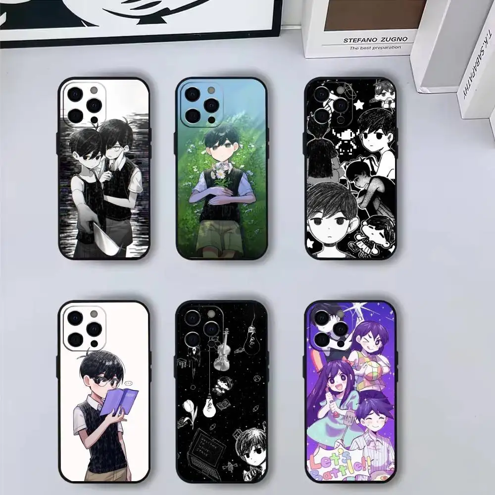 

O-Omori-S BOY Game Phone Case For iPhone 17,16,15,14,13,12,11 Plus,Pro Max,XS,Soft Silicone Black Cover