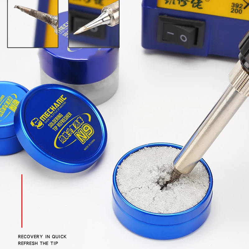 Monteur Solderen Tip Opfriscursus Schoon Plakken Oxide Soldeerbout Tip Lassen Sting Opstanding Crème Bga Solderen Reparatie Tools