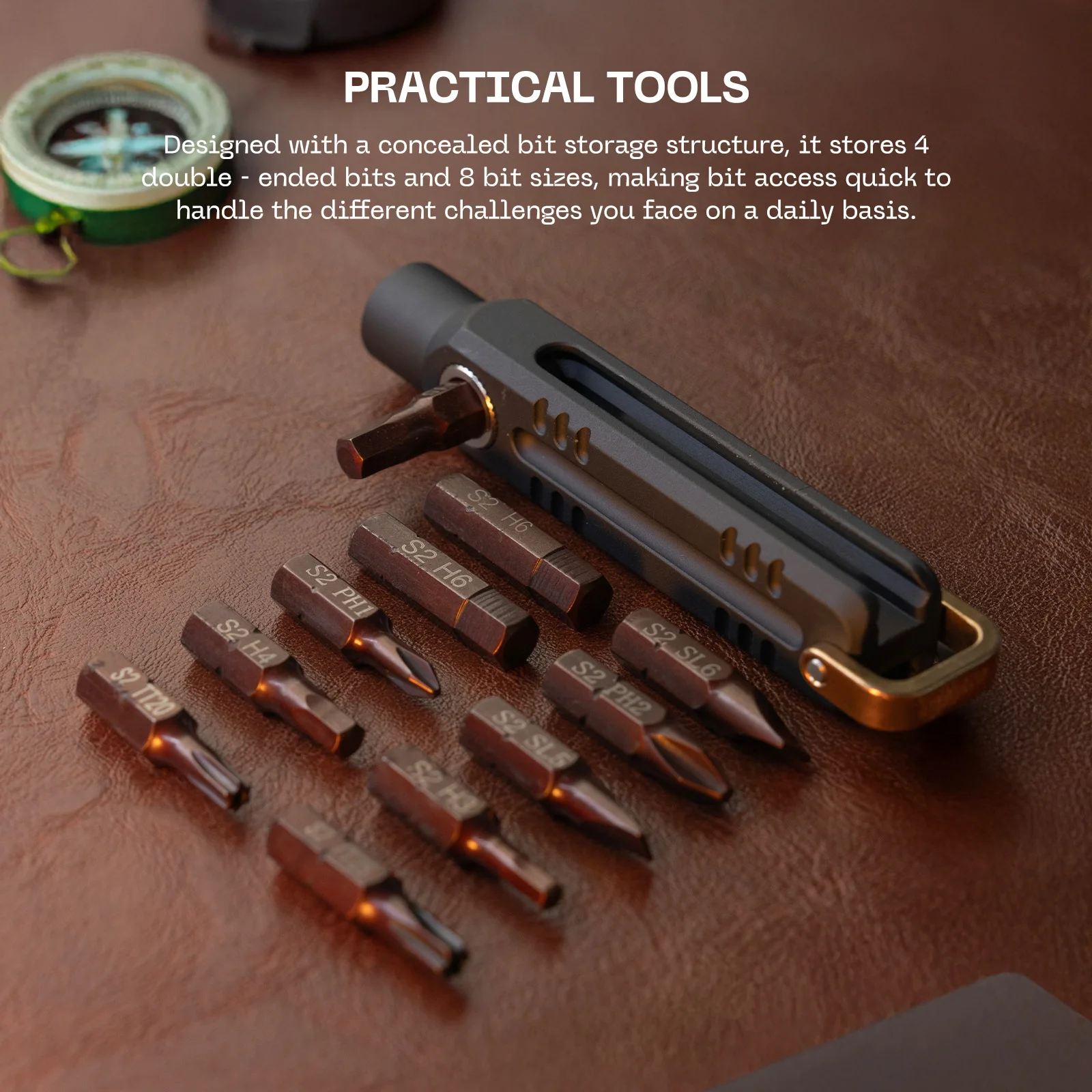 ชุดไขควงพับได้แบบพกพา FANAUE: เครื่องมือซ่อมและถอดประกอบแบบพกพา, ประแจหกเหลี่ยมอเนกประสงค์สำหรับใช้ในบ้าน