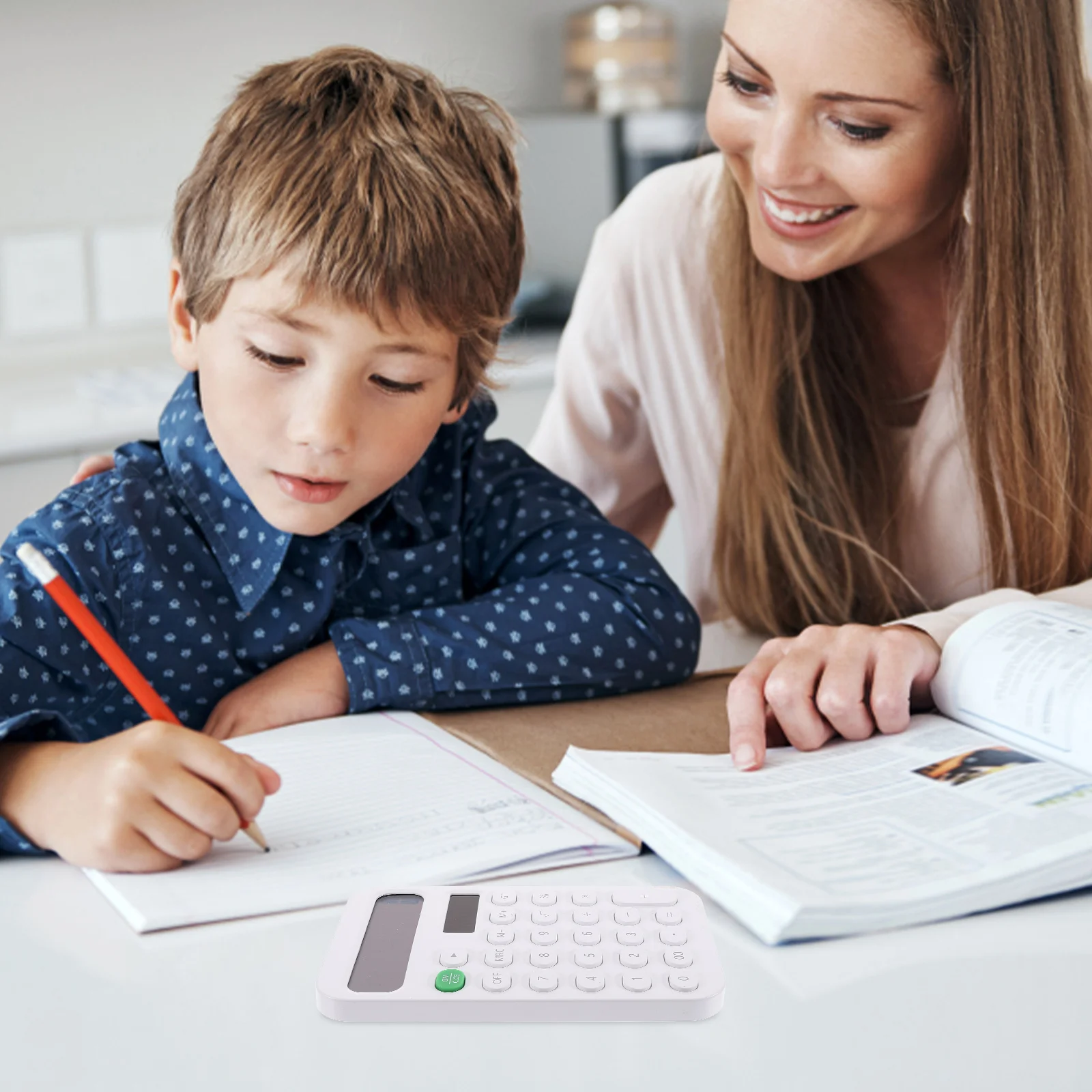 

Small Calculator Portable Pocket LCD Display for Home Office Students Simple Design Durable Practical Desktop Calculator