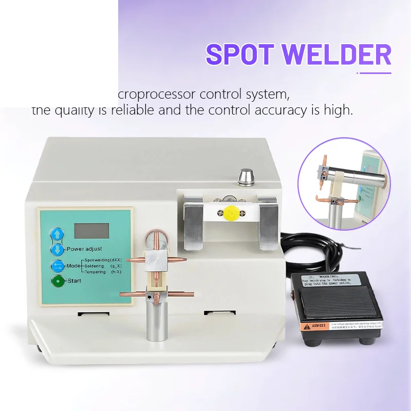 WDIII De.ntal Spot Welder Machine with Functional Clamp for Spot Welding, Brazing, Heat Treatment & Forming