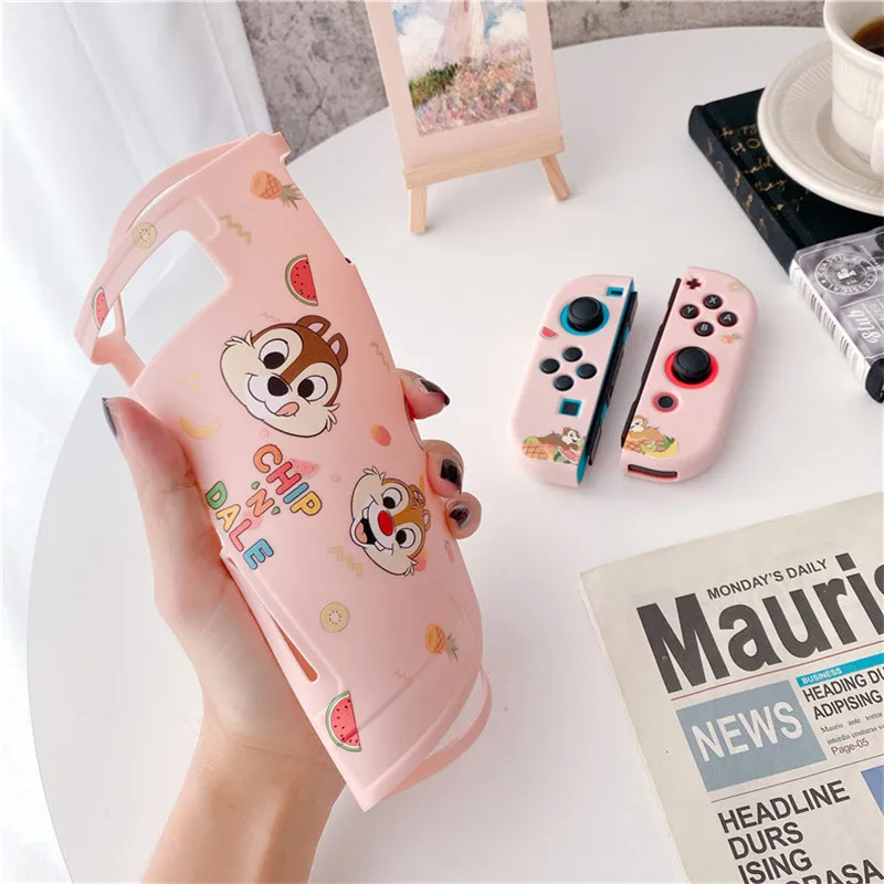 ديزني رقاقة ديل السنجاب ل التبديل حالة قذيفة واقية سبليت الإسكان صندوق ل نينتندو التبديل اكسسوارات وحدة تحكم Fundas