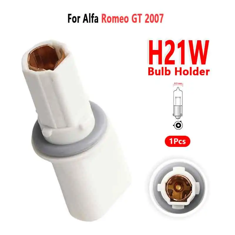 For Alfa Romeo GT Fe Turn Signals Light Socket H21W BAY9S Bulb Holder Car Lamp Base Accessories 2007 1 Pcs