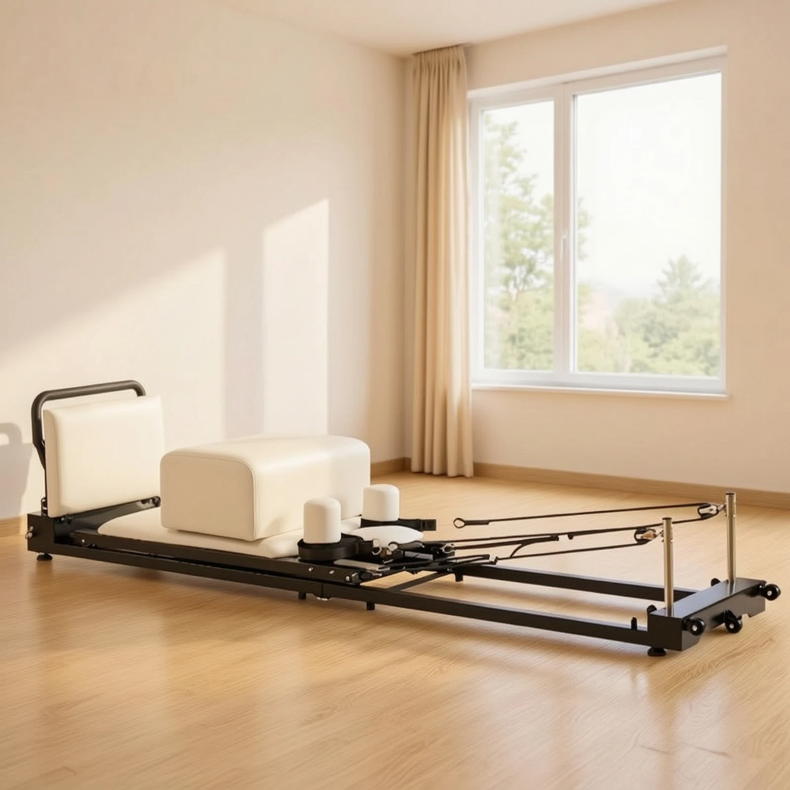 Foldable Pilates Reformer Port - Home Gym Portable 评论和价格