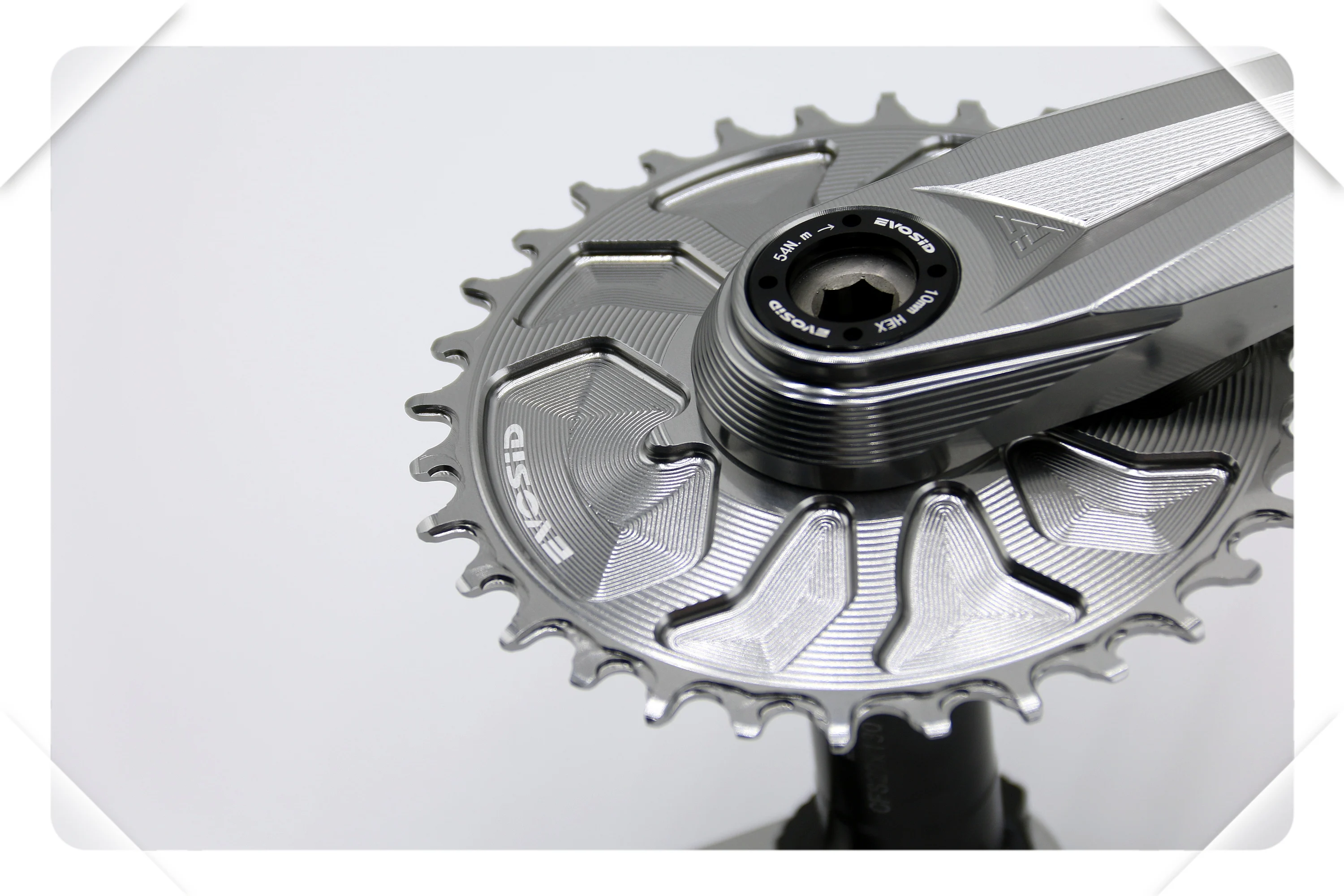 EVOSID Mountainbike Kurbelgarnitur Kettenblatt 32/34/36/38T MTB Fahrrad Kurbel 160mm 3 Nägel Direkt montieren DUB 29mm Für Enduro AM XC DH – Detail 6