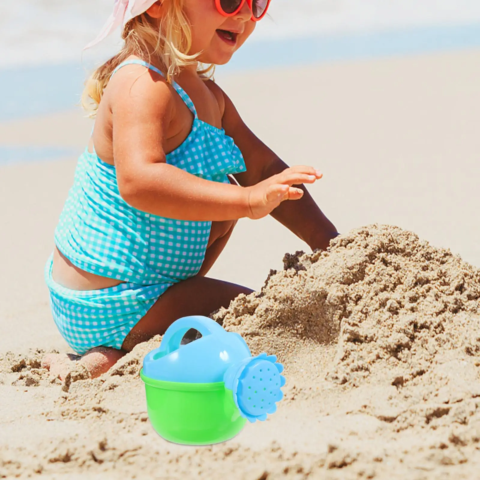 2Pcs 어린이 목욕 급수 고급 플라스틱 안전 디자인 밝은 색상 완벽한 크기 여름